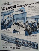 New York Central Railroad World Record 1945 Ad