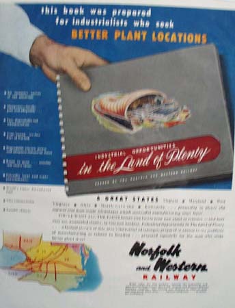 Norfolk and Western Railway 6 great states 1948 AD