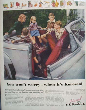 B.F. Goodrich Koroseal 1946 Ad