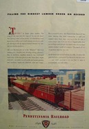 Pennsylvania Railroad 100 Years of Transportation Progress 1946 Ad