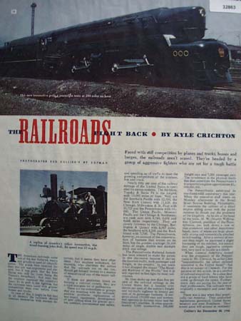 Railroads Fight Back Kyle Crichton 1946 Article