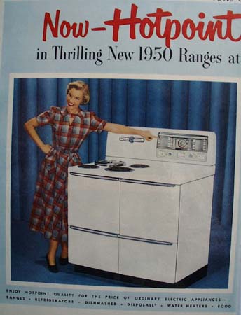 Hotpoint Ranges and Appliances 1949 Ad