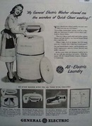 General Electric All Electric Laundry 1948 Ad