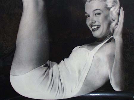 Movie Muscle Marilyn Monroe Alan Ladd 1987 Ad