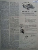 L.C. Smith and Corona typewriters 1927 Ad