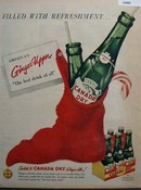 Canada Dry Ginger Upper 1951 Ad