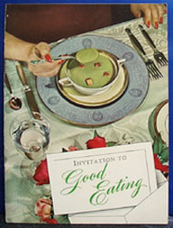 Invitation To Good Eating Cookbook 1942