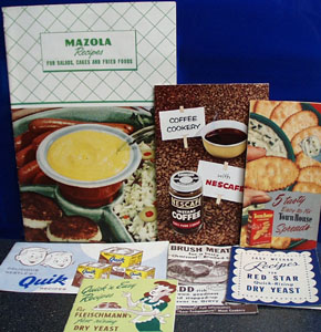 7 Different Cookbooklets 20th Century