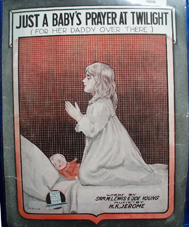 Just A Babys Prayer At Twilight Sheet Music 1918
