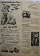 Quick Quaker Oats And Mothers Oats 1948 Ad