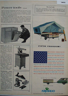 Ward Manufacturing Nimrod Camper 1964 Ad