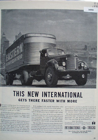International Trucks Eastern Freighter 1946 Ad