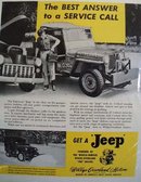 Willys Overland Motors Jeep 1940 Ad