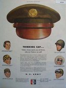 U.S, Army Thinking Cap 1950 Ad