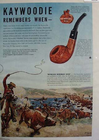 Kaywoodie Briar Pipes 1947 Ad