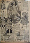 Montgomery Ward and Co. Dolls 1925 Ad