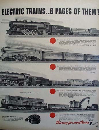 American Flyer Electric Trains 1953 Ad