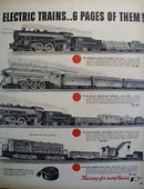 American Flyer Electric Trains 1953 Ad