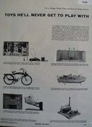 Lionel Miniature electric trains and Toys 1953 Ad
