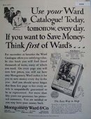 Montgomery Ward and Co. Wards First 1928 Ad
