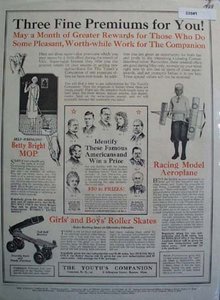 Youths Companion Famous Americans 1928 Ad