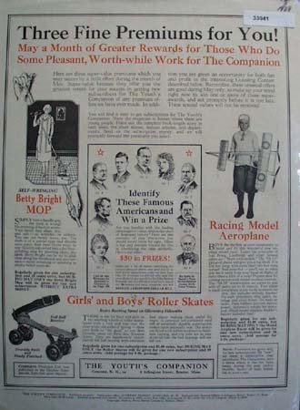 Youths Companion Famous Americans 1928 Ad