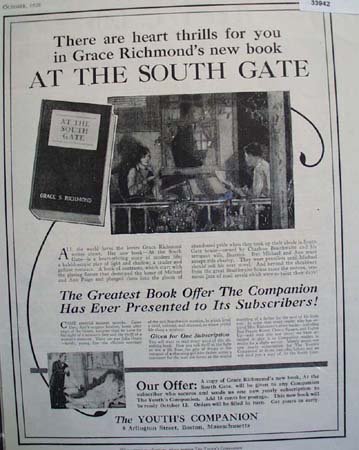 Youths Companion South Gate Book 1928 Ad