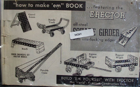 How To Make 'em Book featuring the Erector all-steel