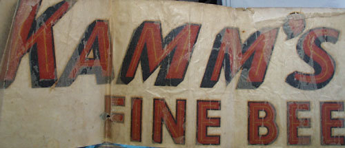 Kamms Fine Beer Large Decal