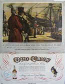 Old Crow Whiskey Clipper Ship 1953 Ad