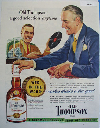 Old Thompson From Old Kentucky 1949 Ad