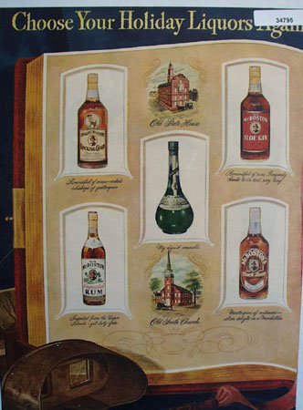 Old Mr. Bostons Family Album 1947 Ad
