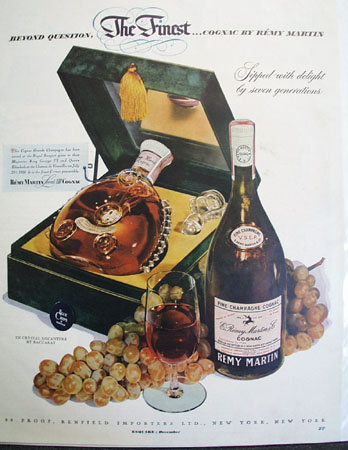 Remy Martin Fine Champagne Cognac 1951 Ad