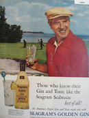 Seagrams Golden Gin 1955 Ad