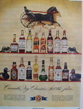 Canada Dry Classics 1951 Ad