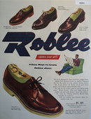 Roblee Shoes for Men 1949 Ad