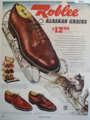 Roblee Shoes Alaskan Grains 1952 Ad