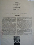 Ettore Bugatti Ken W. Purdy 1957 Article