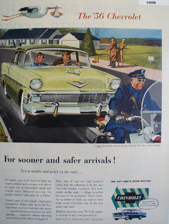 Chevrolet New Two Ten 1956 Ad