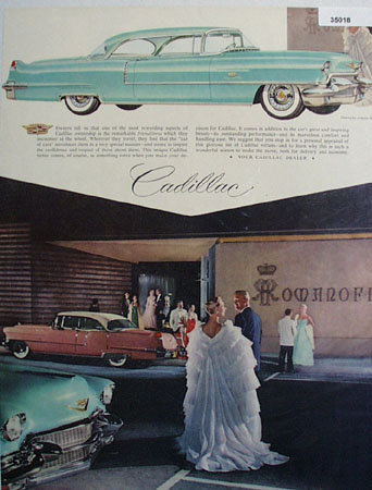 Cadillac Coupe De Ville 1956 Ad