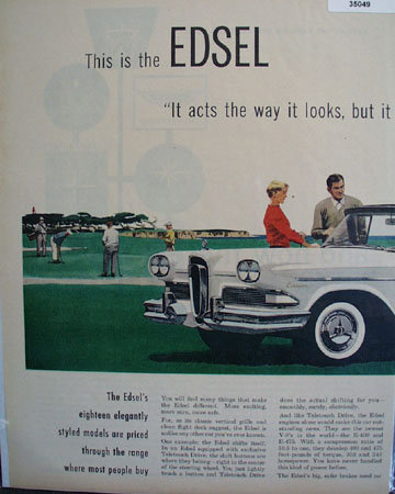 Ford Motor Co. Edsel Division 1957 Ad