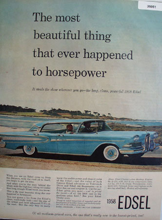 Edsel Steals the Show 1958 Ad