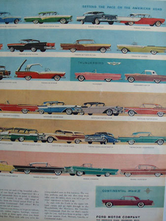 Ford Family Of Fine Cars 1957 Ad
