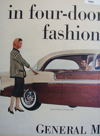 Chevrolet Bel Air Sports Sedan 1956 Ad