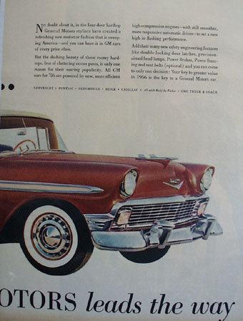 Chevrolet Bel Air Sports Sedan 1956 Ad