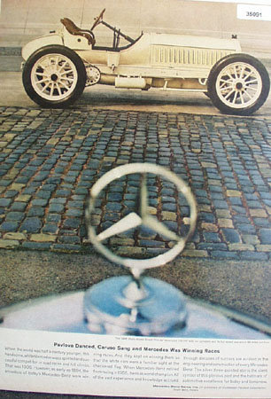Mercedes Benz Racer 1961 Ad