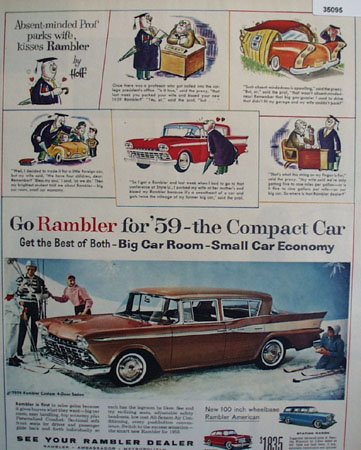 Rambler American Car 1958 Ad