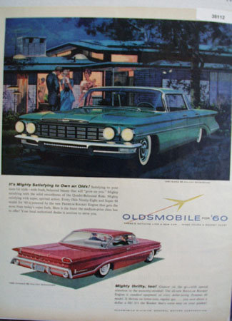 60 Oldsmobile Holiday Sport Sedan 1959 Ad
