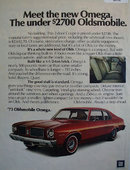 GM 73 Oldsmobile Omega 1972 Ad