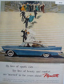 Plymouth Car At Wedding 1957 Ad